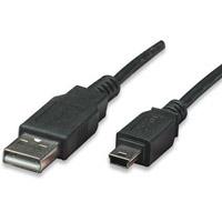 Cable usb 2.0 a macho / mini b de 