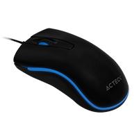 Acteck-x mouse optico usb/led azul
