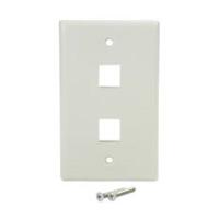 Placa de pared de 2 salidas rj45 -