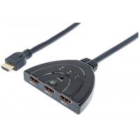 [207423] Switch hub hdmi manhattan de 3 pue