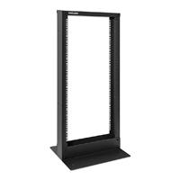 [715966] Rack de dos postes, 19 22u, negro 