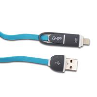 [GAC-096] Cable 2 en 1 micro usb/tipo lightn