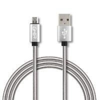 [GAC-087] Cable micro usb forro metalico ghi